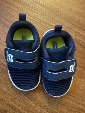 BMCityBM Navy Blue Baby Walker Sneakers with Easy Hook-and-Loop Strap